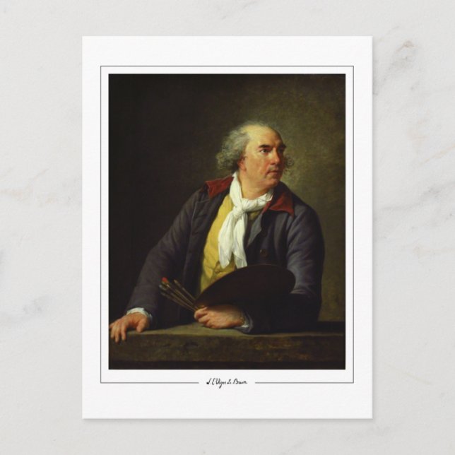 Élisabeth Vigée Le Brun #247 - Finkonstkort Vykort (Framsida)