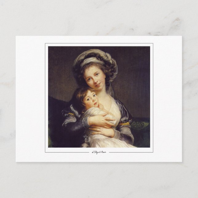 Élisabeth Vigée Le Brun #256 - Finkonstkort Vykort (Framsida)