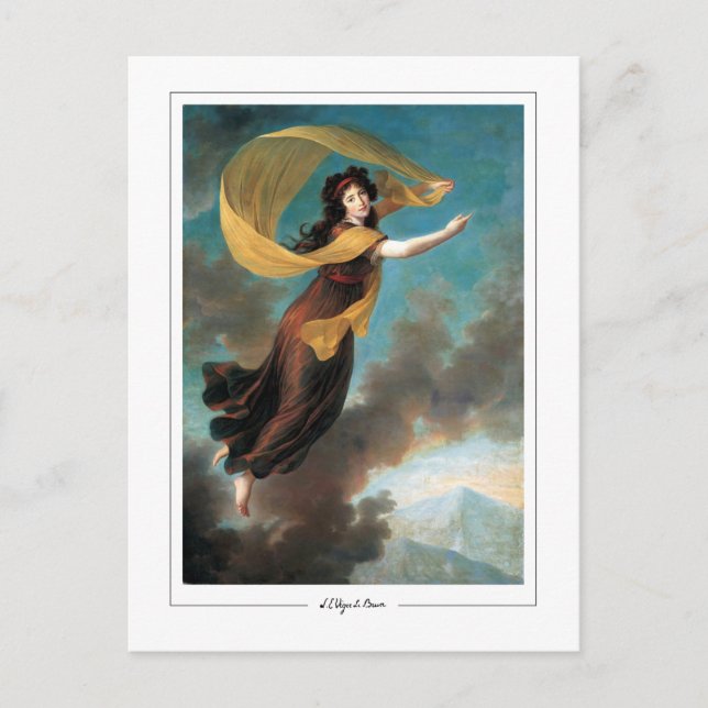 Élisabeth Vigée Le Brun #274 - Finkonstkort Vykort (Framsida)