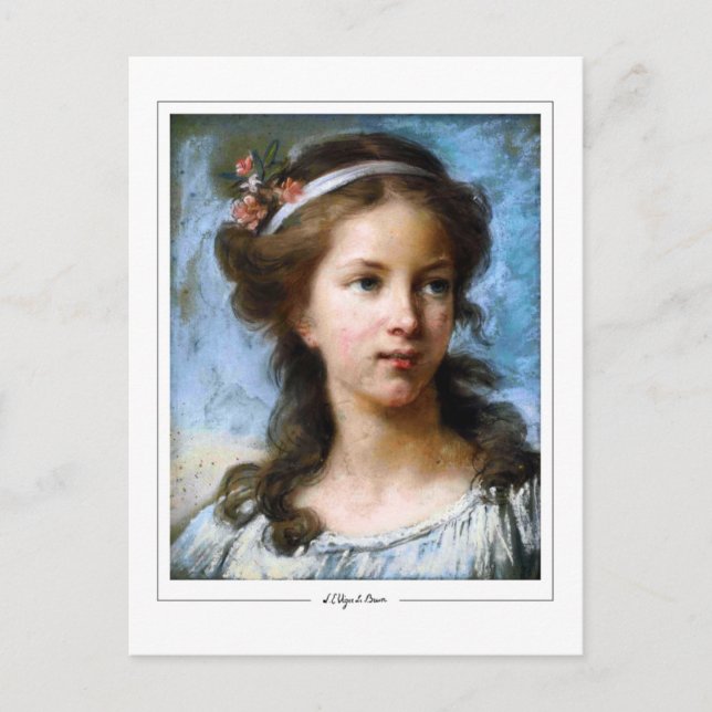 Élisabeth Vigée Le Brun #279 - Fine Art Postcard Vykort (Framsida)