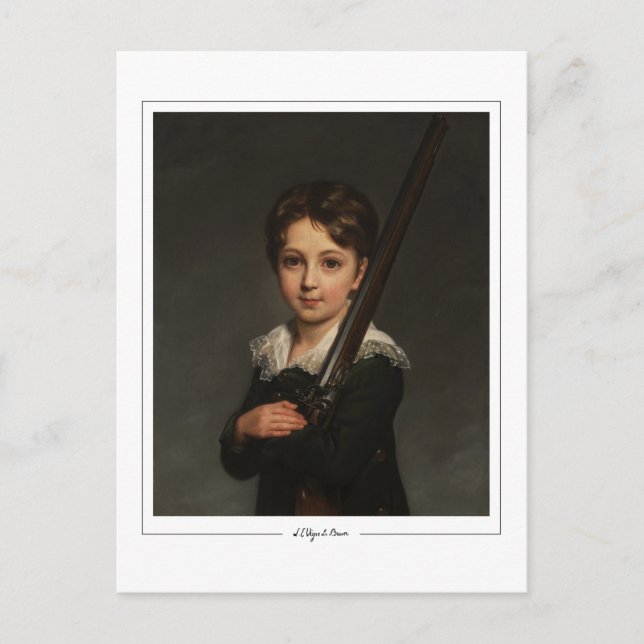 Élisabeth Vigée Le Brun #2 - Finkonstkort Vykort (Framsida)