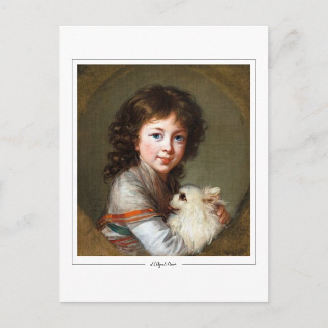 Élisabeth Vigée Le Brun #33 - Finkonstpostkort Vykort (Framsida)