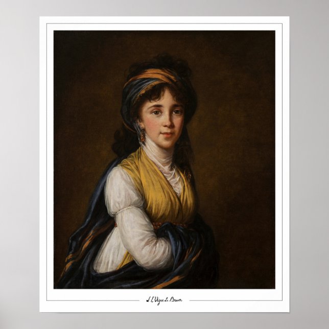 Élisabeth Vigée Le Brun Zedign Art Poster #1 (Framsidan)