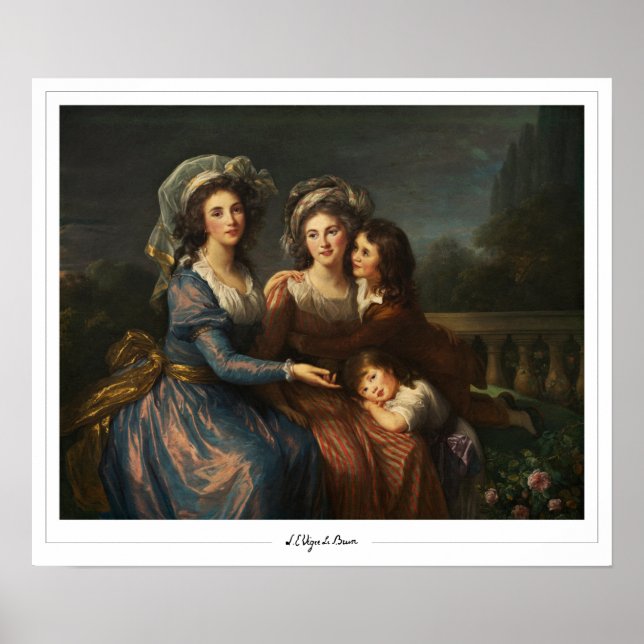 Élisabeth Vigée Le Brun Zedign Art Poster #11 (Framsidan)