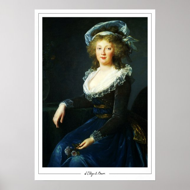 Élisabeth Vigée Le Brun Zedign Art Poster #147 (Framsidan)