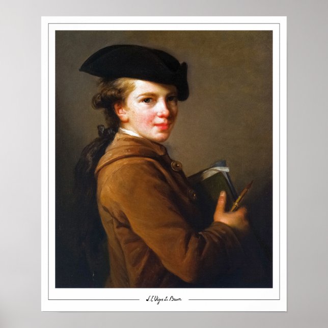 Élisabeth Vigée Le Brun Zedign Art Poster #170 (Framsidan)