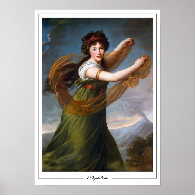 Élisabeth Vigée Le Brun Zedign Art Poster #180 (Framsidan)
