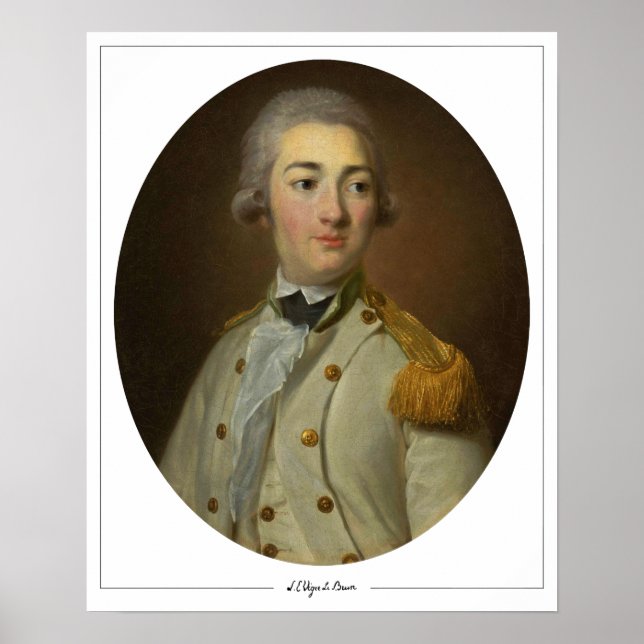 Élisabeth Vigée Le Brun Zedign Art Poster #191 (Framsidan)