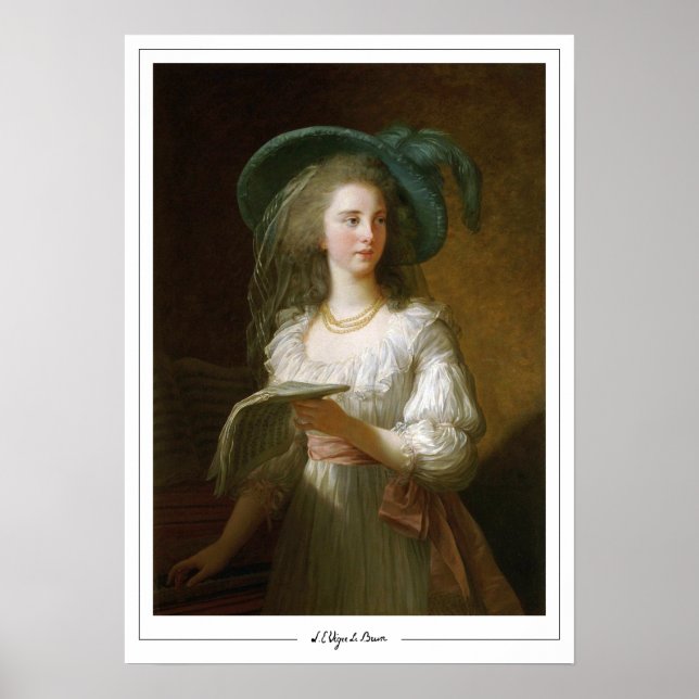 Élisabeth Vigée Le Brun Zedign Art Poster #203 (Framsidan)