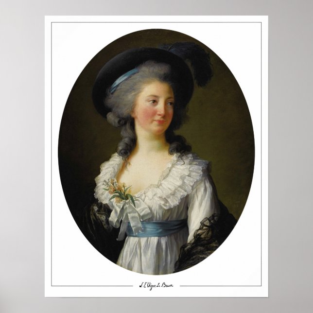 Élisabeth Vigée Le Brun Zedign Art Poster #214 (Framsidan)