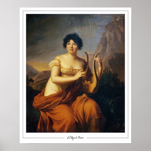 Élisabeth Vigée Le Brun Zedign Art Poster #238 (Framsidan)