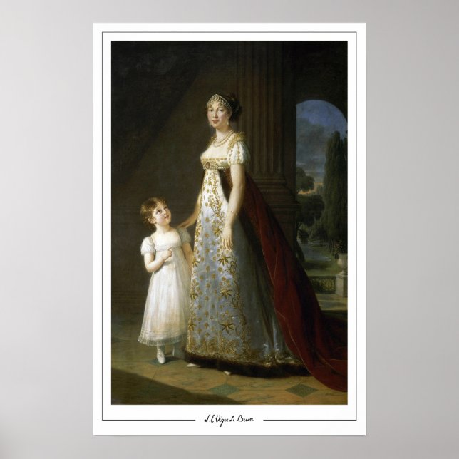 Élisabeth Vigée Le Brun Zedign Art Poster #239 (Framsidan)