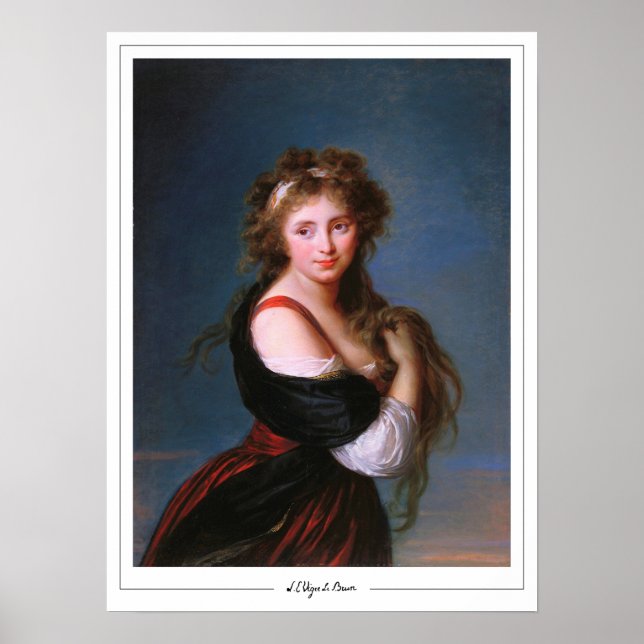 Élisabeth Vigée Le Brun Zedign Art Poster #244 (Framsidan)
