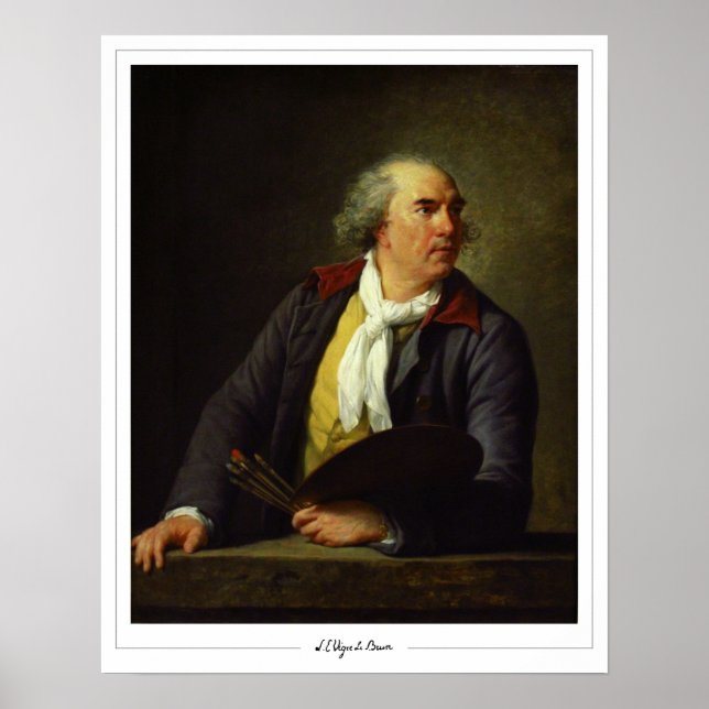 Élisabeth Vigée Le Brun Zedign Art Poster #247 (Framsidan)