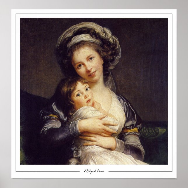 Élisabeth Vigée Le Brun Zedign Art Poster #256 (Framsidan)