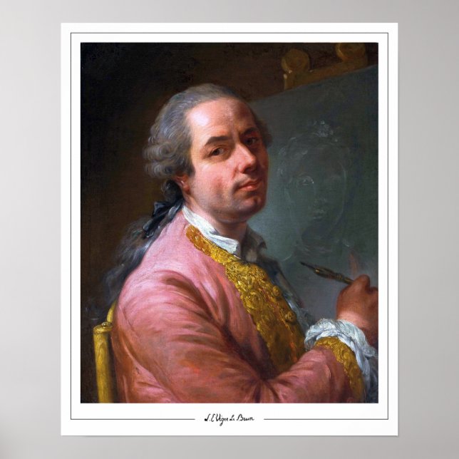 Élisabeth Vigée Le Brun Zedign Art Poster #47 (Framsidan)