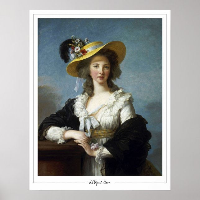 Élisabeth Vigée Le Brun Zedign Art Poster #50 (Framsidan)