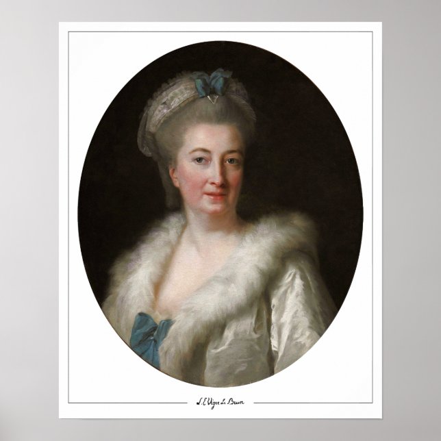 Élisabeth Vigée Le Brun Zedign Art Poster #55 (Framsidan)