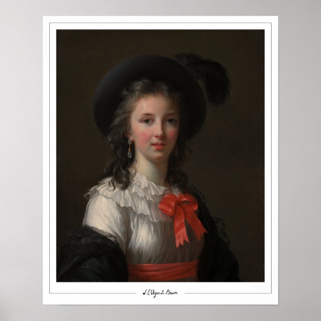 Élisabeth Vigée Le Brun Zedign Art Poster #7 (Framsidan)