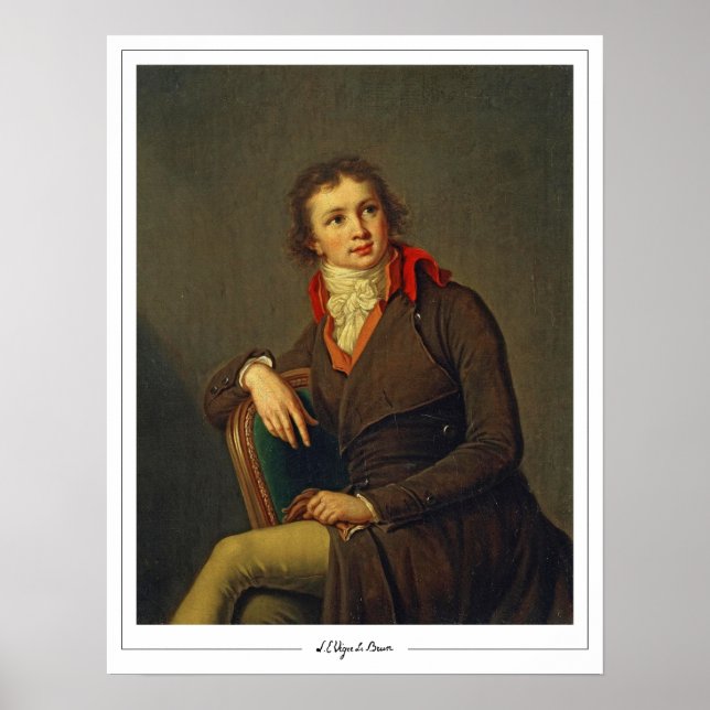 Élisabeth Vigée Le Brun Zedign Art Poster #70 (Framsidan)