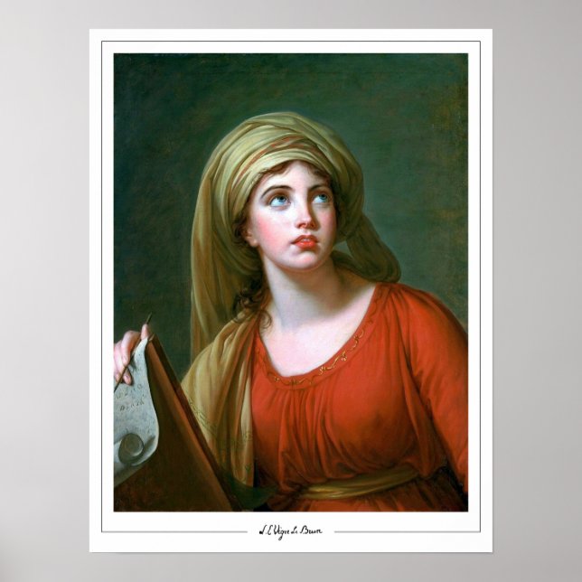 Élisabeth Vigée Le Brun Zedign Art Poster #83 (Framsidan)