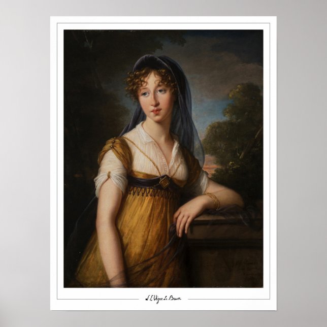 Élisabeth Vigée Le Brun Zedign Art Poster #9 (Framsidan)
