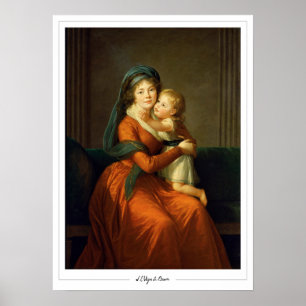 Élisabeth Vigée Le Brun Zedign konstaffisch #10 Poster