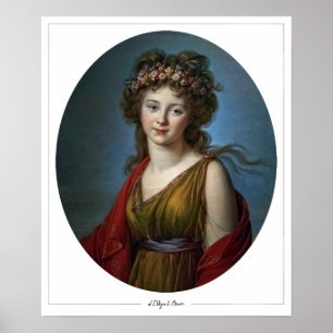 Élisabeth Vigée Le Brun Zedign konstaffisch #198 Poster