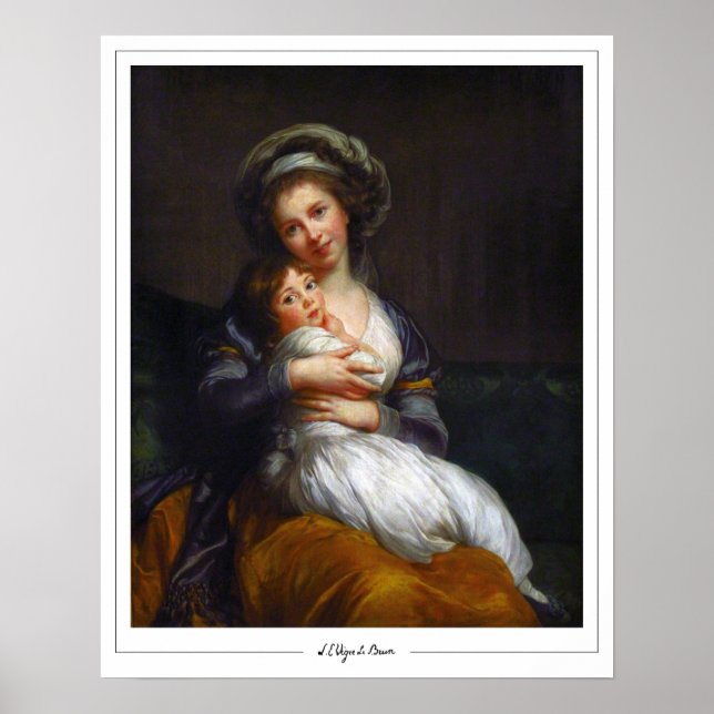 Élisabeth Vigée Le Brun Zedign konstaffisch #19 Poster (Framsidan)