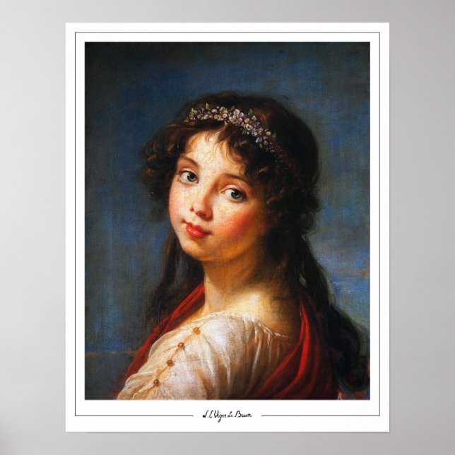 Élisabeth Vigée Le Brun Zedign konstaffisch #211 Poster (Framsidan)