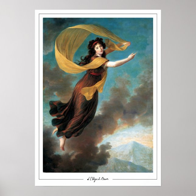 Élisabeth Vigée Le Brun Zedign konstaffisch #274 Poster (Framsidan)