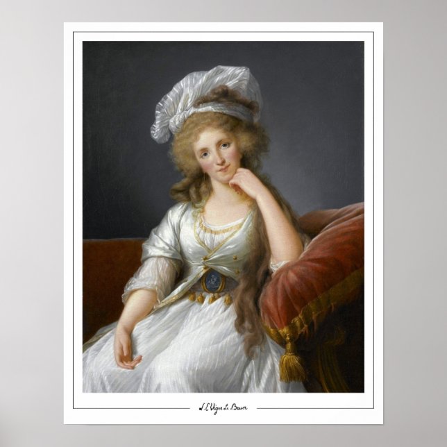 Élisabeth Vigée Le Brun Zedign konstaffisch #282 Poster (Framsidan)