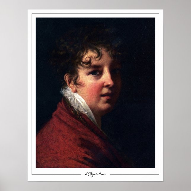 Élisabeth Vigée Le Brun Zedign konstaffisch #31 Poster (Framsidan)