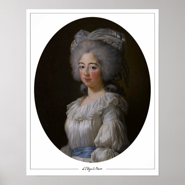 Élisabeth Vigée Le Brun Zedign konstaffisch #32 Poster (Framsidan)