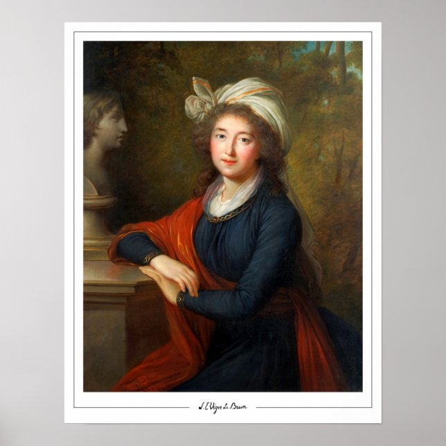 Élisabeth Vigée Le Brun Zedign konstaffisch #54 Poster (Framsidan)
