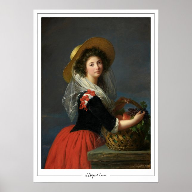 Élisabeth Vigée Le Brun Zedign konstaffisch #5 Poster (Framsidan)