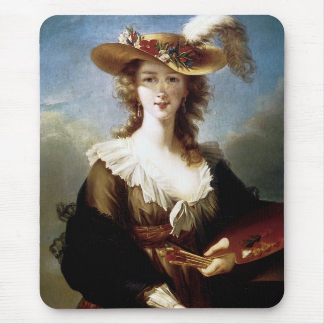 Elisabeth Vigee-Lebrun Självporträtt Musmatta (Framsidan)