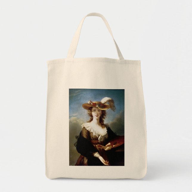 Elisabeth Vigee-Lebrun Självporträtt Tygkasse (Framsidan)