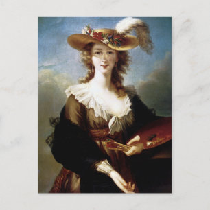 Elisabeth Vigee-Lebrun Självporträtt Vykort