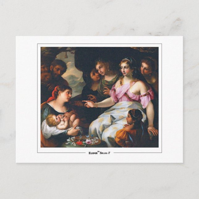 Elisabetta Sirani #4 - Konstkort Vykort (Framsida)