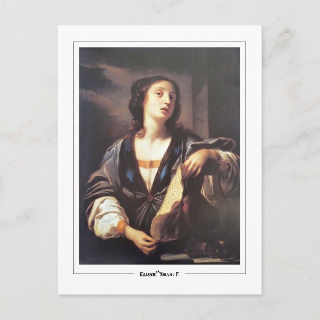 Elisabetta Sirani #6 - Konstkort Vykort (Framsida)