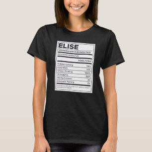 Elise Nutrition Information Problem med att lösa h T Shirt