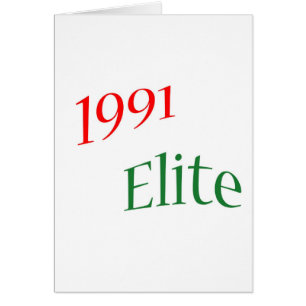 Elit 1991 hälsningskort