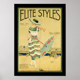 Elit utformar 1920 poster