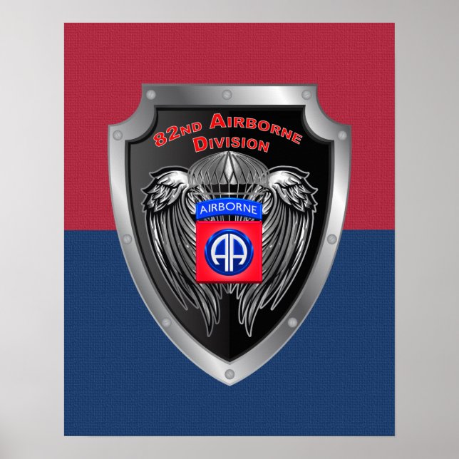 Elite 82:a Airborne Division Poster (Framsidan)