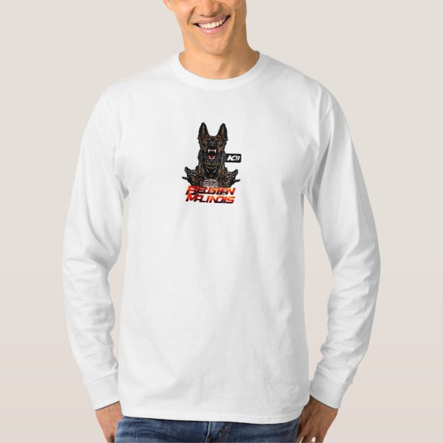 ELITE Belgium Malinois Extreme Hund Traed 3 T Shirt (Framsida)