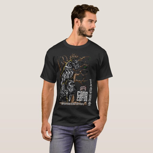 ELITE CANE CORSO TREE T-SHIRT (Hel framsida)