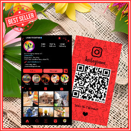 Elite Contractor & Handyman Services QR Instagram Visitkort