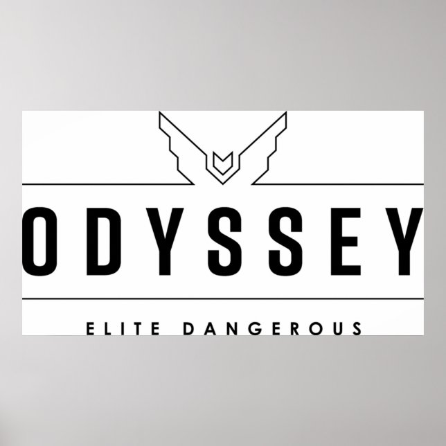 Elite Dangerous Odyssey Poster (Framsidan)