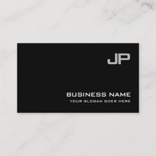 Elite Design Monogram Plain Luxury-Professionell Visitkort